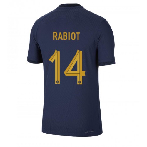 Frankrig Adrien Rabiot #14 Hjemmebanetrøje VM 2022 Kort ærmer